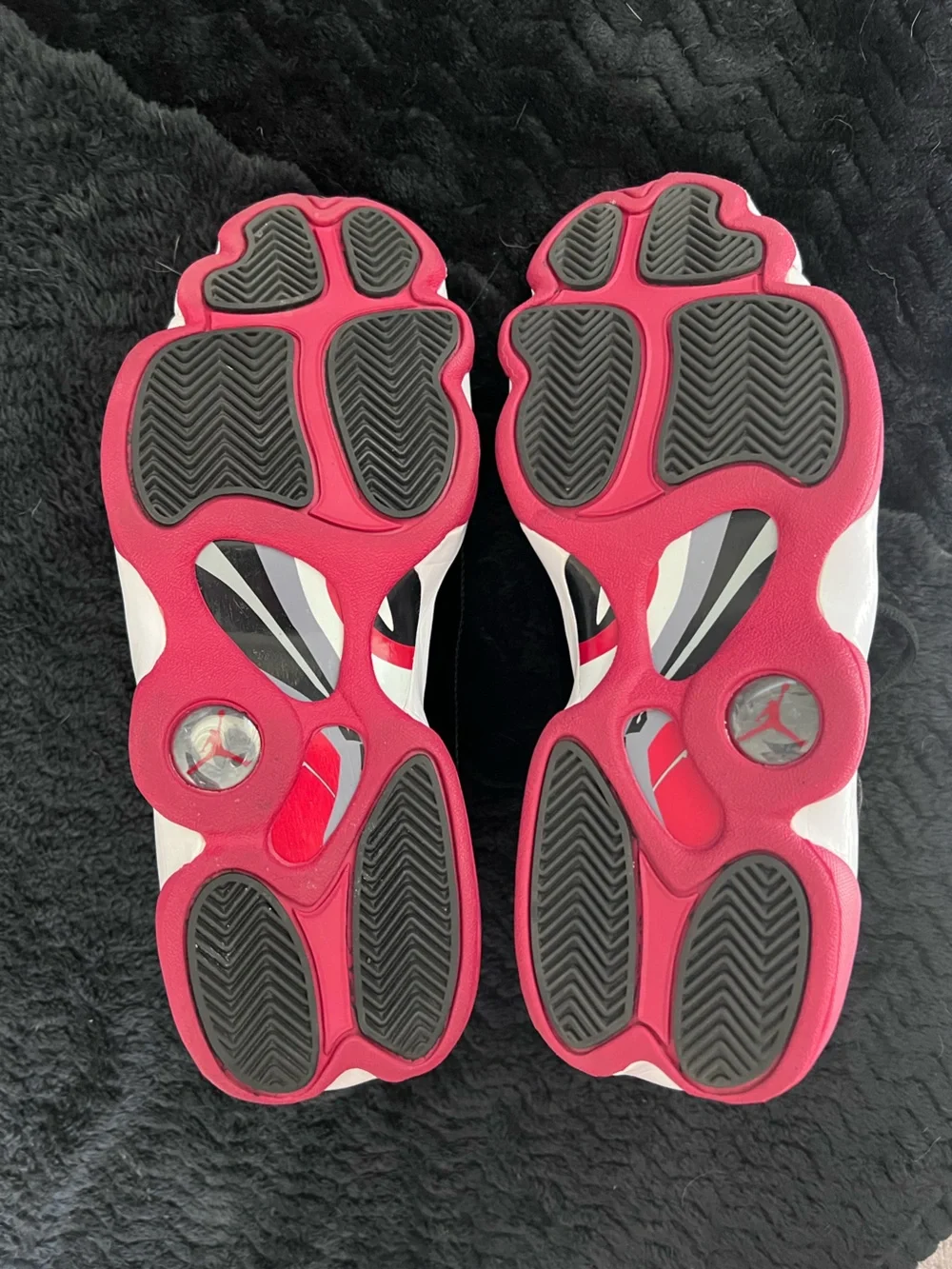 2008 Nike Air Jordan 6 Rings Bred Black Red White Mens Size 8.5 -OG Box Included